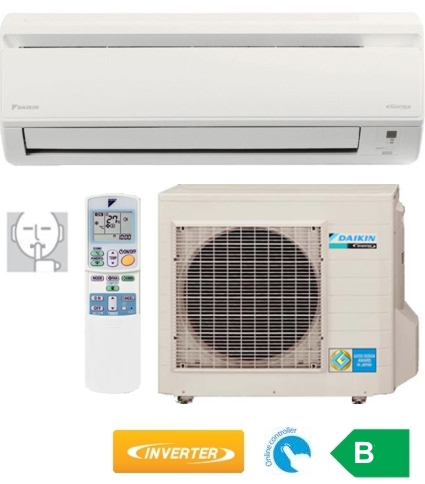 Ar Condicionado Daikin Domestico Unidades Mural Single Split Inverter  24 238 - 29 011 Confort  Ftx71gv Rx71gv Arverde