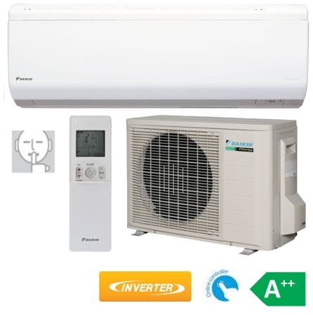 Ar Condicionado Daikin Domestico Unidades Mural Single Split Inverter  6 824 - 8 530 Premium Ftxs20k Rxs20l Arverde