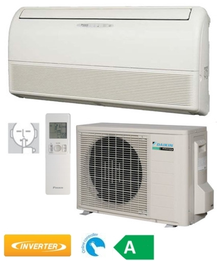 Ar Condicionado Daikin Domestico Unidades Chao tecto Single Split Inverter  8 530 - 11 601 Flxs25b Rxs25l Arverde