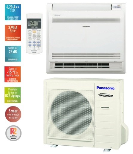 Ar Condicionado Panasonic Domestico Unidades Consola De Chao Single Split Inverter    17 072 - 19 803 E18-pfe Arverde