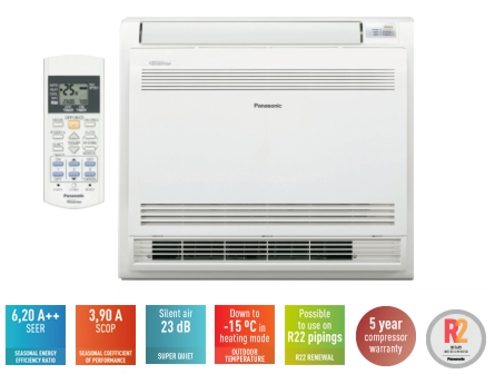 Ar Condicionado Panasonic Domestico Unidades Consola De Chao Multi Split Inverter   Cs-e12gfew Arverde