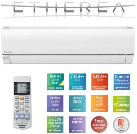 Ar Condicionado Panasonic Domestico Unidades Mural Multi Split Inverter   Cs-e21qkew Arverde