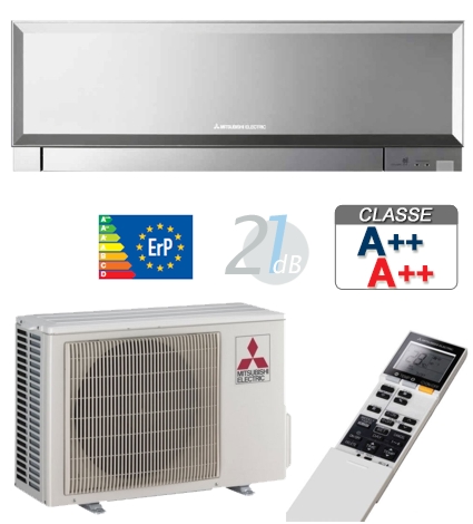 Ar Condicionado Mitsubishi Electric Domestico Unidades Mural Single Split Inverter  11 942 - 13 648 Msz-ef35ve2 Kirigamine Zen Arverde