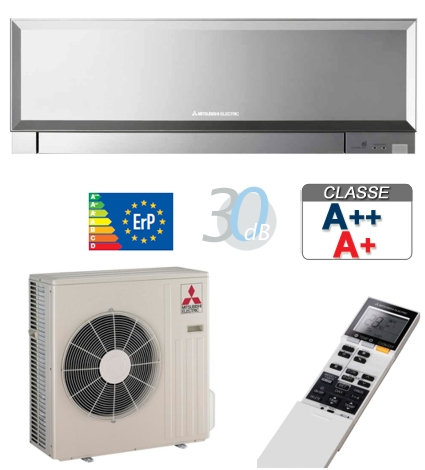 Ar Condicionado Mitsubishi Electric Domestico Unidades Mural Single Split Inverter  17 061 - 19 790 Msz-ef50ve2 Kirigamine Zen Arverde