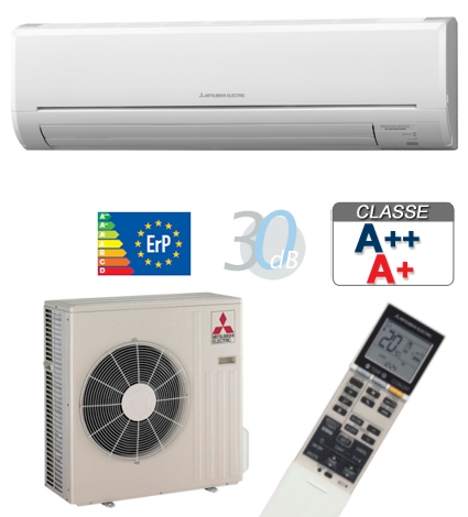 Ar Condicionado Mitsubishi Electric Domestico Unidades Mural Single Split Inverter  24 226 - 27 638 Msz-gf71ve Arverde