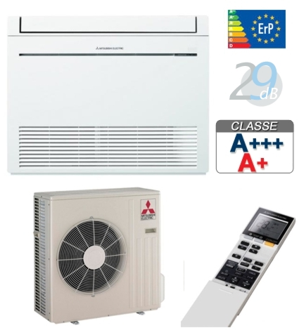 Ar Condicionado Mitsubishi Electric Domestico Unidades Consola De Chao Single Split Inverter  17 060 - 20 473 Mfz-kj50ve Arverde